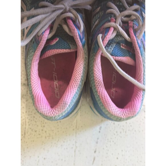 Asics GT1000 Athletic Shoes Women's Size 6.5 Lace Up Running Pink/Blue - Picture 3 of 7